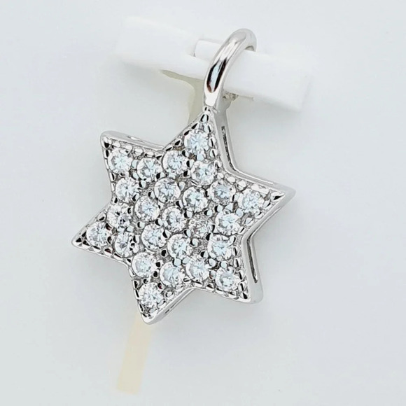 1CT 925 Sterling Silver Cubic Zirconia Necklace - \